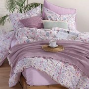 Κουβέρτα Apollo Mauve Nef-Nef Υπέρδιπλο 230x240cm 100% Βαμβάκι