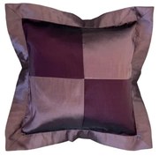 Διακοσμητική Μαξιλαροθήκη Ταφτάς Καρό Alberta 40x40cm 40x40cm