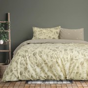 Παπλωματοθήκη Μονή (Σετ 165x245) 2 Όψεων Kocoon Fueglio Olive Green