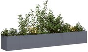 vidaXL Ζαρντινιέρα Ανθρακί 280x40x40 εκ. από Χάλυβα Ψυχρής Έλασης