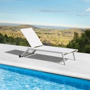 Metaxakis   Sun-Lounger Bondi White  metax-01-00-2299 διάστ.195.0000 x 70.0000 x 106.0000