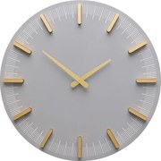 Wall Clock John Grey Ø40cm - Γκρι