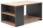 Τραπεζάκι Σαλονιού Sylvia Pine Oak-Ανθρακί 90,2x59,2x48,1 GP041-0036,1 Megapap-GP041-0036,1-Ανθρακί GP041-0036,1
