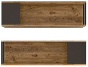 Ράφια Τοίχου (Σετ 2Τμχ) 956LCS2711 100x22x29,6cm Walnut