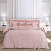 Σετ Σεντόνια Polycotton King 260x280εκ. Essential 2185 Nude-Ροζ Greenwich Polo Club