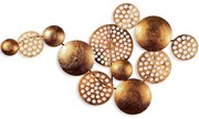 Διακοσμητικό Τοίχου Aurora 930DYU1243 82x45cm Copper Wallity Μέταλλο