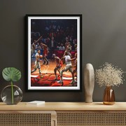 Πόστερ &amp; Κάδρο Jordan vs Curry SNK241 21x30cm Εκτύπωση Πόστερ (χωρίς κάδρο)