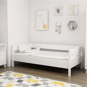 Κρεβάτι Παιδικό Valencia 382NRC1702 100x200x69cm White Μονό