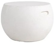 Τραπέζι Καθιστικού Rieti Terazzo White Round (44x44x34) Soulworks 0800047