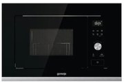 Gorenje BMX201AG1BG Εντοιχιζόμενος Φούρνος Μικροκυμάτων με Grill 20lt Μαύρος