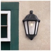 Απλίκα Φωτιστικό Τοίχου E27 60W IP55 Μαύρο Iesse 145-26235 Eurolamp-145-26235-Μαύρο 145-26235