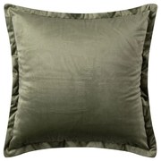 Βελουτέ Διακοσμητική Μαξιλαροθήκη (45x45) Silk Fashion A804 Λαδί