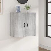 Ντουλάπι Τοίχου Γκρι Sonoma 60x31x60εκ. Επεξεργασμένο Ξύλο 817595