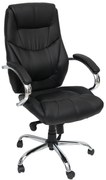 VELCO Pro Systems ΠΟΛΥΘΡΟΝΑ ΓΡΑΦΕΙΟΥ ΜΑΥΡΗ ΔΙΕΥΘΥΝΤΟΥ- ΔΙΑΣΤΑΣΕΙΣ: 65x55x115/120cm ΕΠΙΦΑΝΕΙΑ PVC velco-66-22372