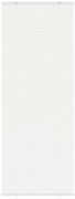 vidaXL Πλισέ περσίδα Λευκό 75x200 cm Πλάτος υφάσματος 74,4 cm