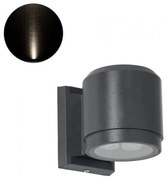 Απλίκα Φωτιστικό Τοίχου LED 12W IP67 Φυσικό 4500K Ανθρακί WALLLIGHT-SONA 90482 Globostar 90482 Ανθρακί