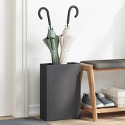 vidaXL Σχέδιο &amp; βάση αποθήκευσης Μαύρο 28 x 12 x 41 εκ Ατσάλι