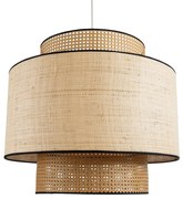 Φωτιστικό Οροφής Bravado 02387 Φ70x58cm 1xE27 IP20 Beige-Brown GloboStar
