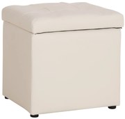 ΣΚΑΜΠΟ PRO CUBE HM224.02 PU ΜΕ ΑΠΟΘΗΚΕΥΤΙΚΟ ΧΩΡΟ- ΛΕΥΚΟ 38x38x36,5Υεκ.