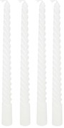 Κεριά Για Κηροπήγιο 25εκ. (Σετ 4τμχ) A-S Hugo Twist White 207036A
