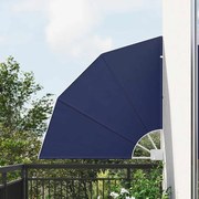 vidaXL Αδιάφανο σκίαστρο μπαλκονιού Ναυτικό μπλε 115 x 115 εκ ύφασμα