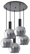 Φωτιστικό Οροφής Πολύφωτο Homelighting 77-8495 Black/White