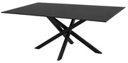 Τραπέζι Τραπεζαρίας Puma Fylliana Μαύρο Μάτ 180x100x75 εκ.