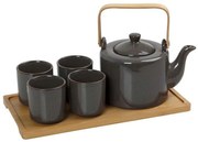 Σετ Τσαγιού Με Κούπα Και Φίλτρο Ritual SPI114 750ml 30x17x12cm Grey Espiel Κεραμικό