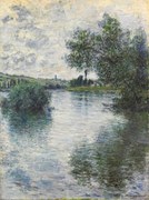 Αναπαραγωγή The Seine at Vetheuil (1879), Claude Monet