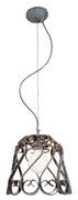 HL-3586-1PS LEWIS RUSTY BROWN PENDANT HOMELIGHTING 77-4011