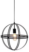 Φωτιστικό Κρεμαστο Aca KS1483P1BK SIRENA Μαύρο Ματ (Black Mat)