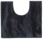 Πατάκι Λεκάνης Doux Dark Grey Sealskin 45x50cm Πολυέστερ