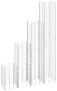 vidaXL Συρματοκιβώτια-Γλάστρες Υπ. 4τεμ 30x30x50/100/150/200εκ Σιδερ.