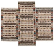 Χαλιά Κρεβατοκάμαρας (Σετ 3τμχ) Polcarpet Kazak Oriental 580 Bone Beige