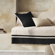 Ριχτάρι Tετραθέσιου Καναπέ 2 Όψεων (180x350) Gofis Home Marian Oil Black 336/14