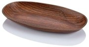 Πιατέλα Οβάλ 10203 14,5x8,5x2cm Brown Evelin Polystyrene