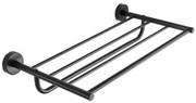 Κρεμάστρα Πετσέτας Uno 9626 55 60x25x10cm Black Karag Stainless Steel