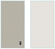 Πετσέτα Θαλάσσης Με Νεσεσέρ Motivo 07 Beige-Light Beige Feel &amp; Touch Θαλάσσης 90x180cm Polyester-Polyamide