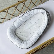 Φωλιά Βρεφική Baby Nest Grey Nima 100% Βαμβάκι