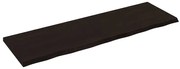 vidaXL Ράφι Τοίχου Σκούρο Καφέ 160x50x(2-4) εκ. Επεξ. Μασίφ Ξύλο Δρυός