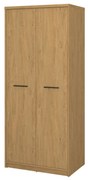 Ντουλάπα Δίφυλλη Pavi Βελανιδιά 84.3x55.1x197.2cm - TO-PAVI2D