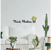 Αφρώδη Αυτοκόλλητα Τοίχου Think Positive S 59514 Ango-59514-Γκρι 59514
