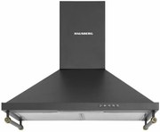 Hausberg HB1505RST Απορροφητήρας Καμινάδα 60cm Μαύρος Ρουστίκ, 450 m3/h, A (43-1505)