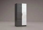 Διπλή ντουλάπα ξύλινος Apolo1 80x52x181 DIOMMI 33-314 DIOMMI-33-314