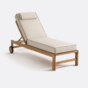 Ξαπλώστρα από μασίφ ξύλο teak, Nassayah