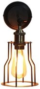 Απλίκα τοίχου PARI μεταλλική μαύρη πλέγμα Homelighting-77-2158-Μαύρο 77-2158