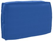 vidaXL Μαξιλάρι παλέτας για πλάτη Μπλε Ρουά 60 x 40 x 12 cm