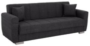 ΚΑΝΑΠΕΣ ΚΡΕΒΑΤΙ POLYA ΤΡΙΘΕΣΙΟΣ HM3240.03 ΓΚΡΙ 215x85x76Υ εκ.