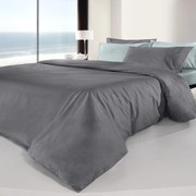 Παπλωματοθήκη Color Plus Anthracite Guy Laroche Μονό 165x225cm 100% Βαμβακερό Περκάλι