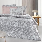 Σεντόνια Φανελένια Odet (Σετ 3τμχ) Grey Guy Laroche Ημίδιπλο 170x265cm 100% Βαμβακερή Φανέλα